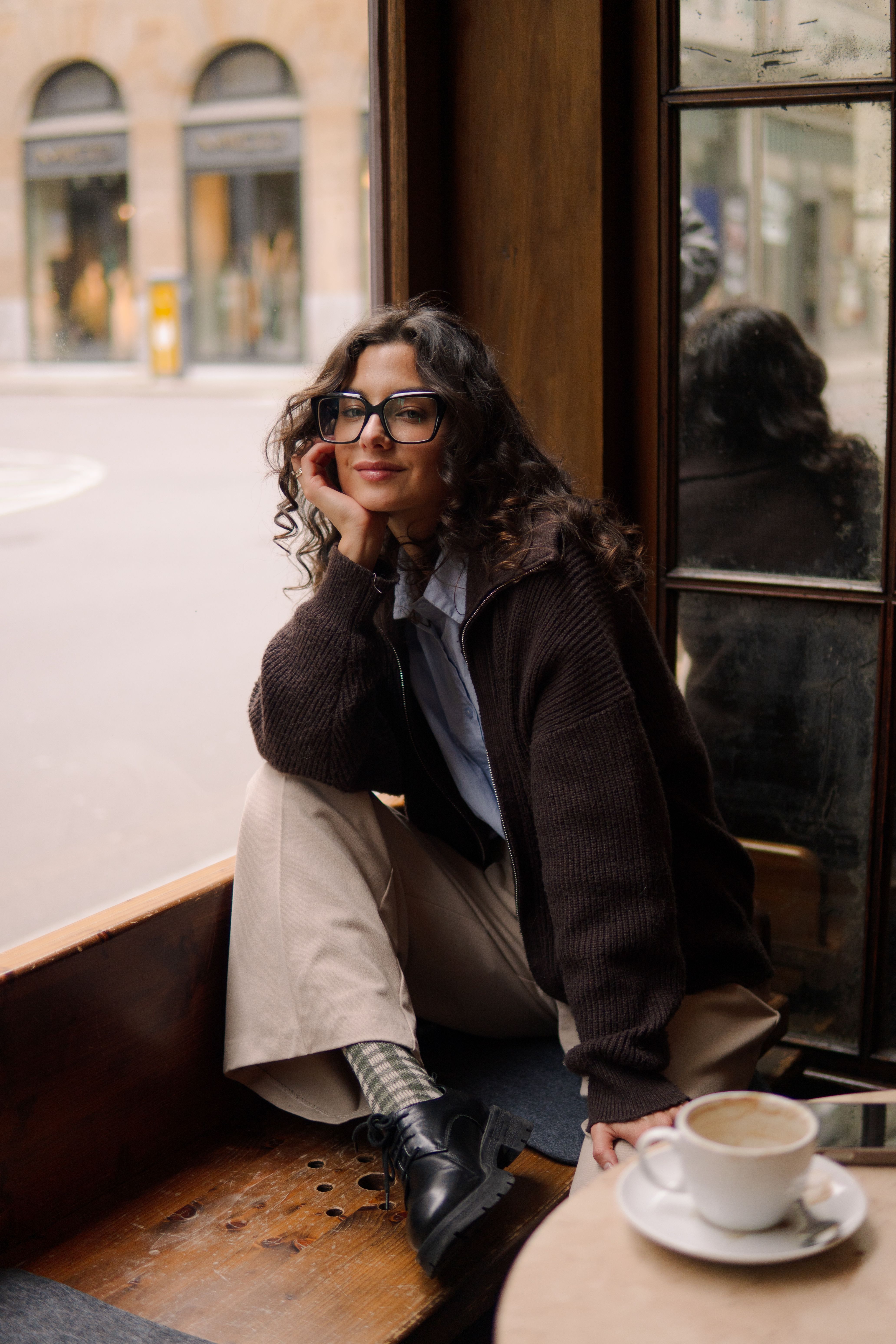 Black & white portrait