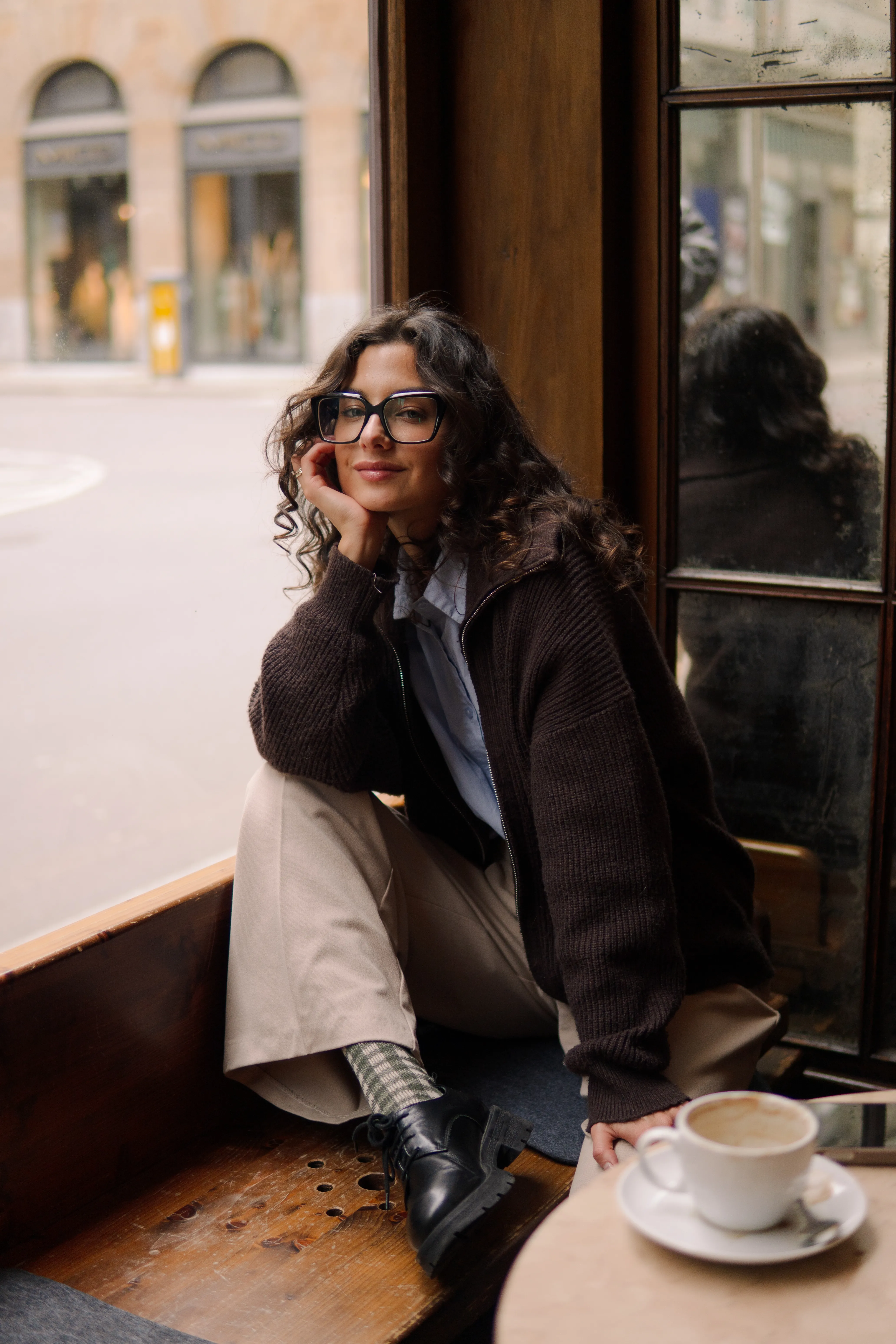 Black & white portrait